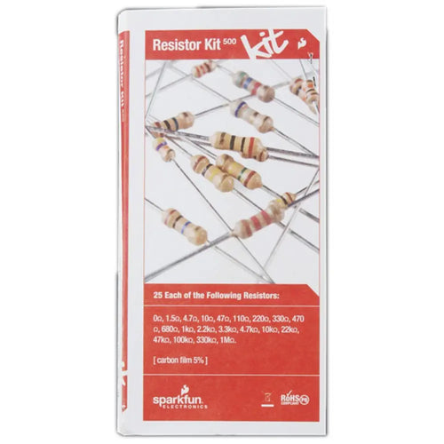 1/4W Resistor Kit (500pk) 1/4W 抵抗セット (500個パック)