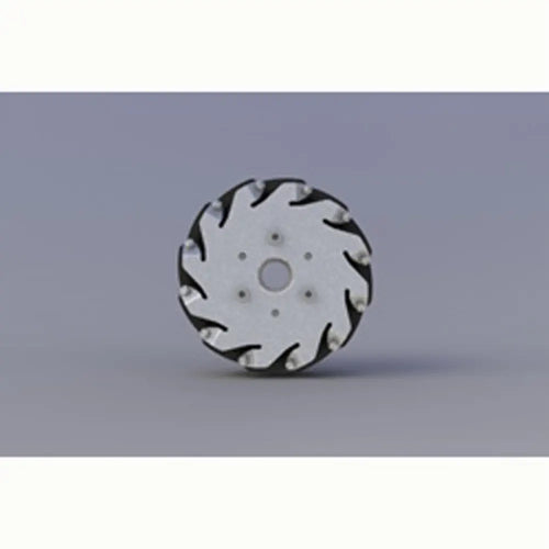 127mm Mecanum Wheels w/ Basic Rollers (2x Left, 2x Right) 127mmアルミ製メカナムホイール、ベーシックローラー(左2個、右2個)付き