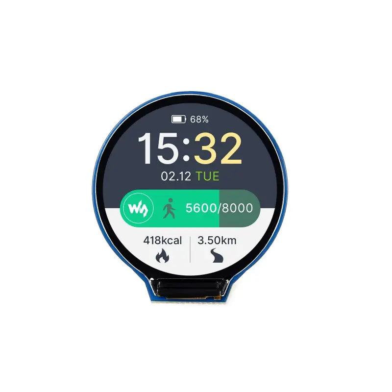 Waveshare 240 x 240、汎用 1.28インチ 円形LCD ディスプレイ