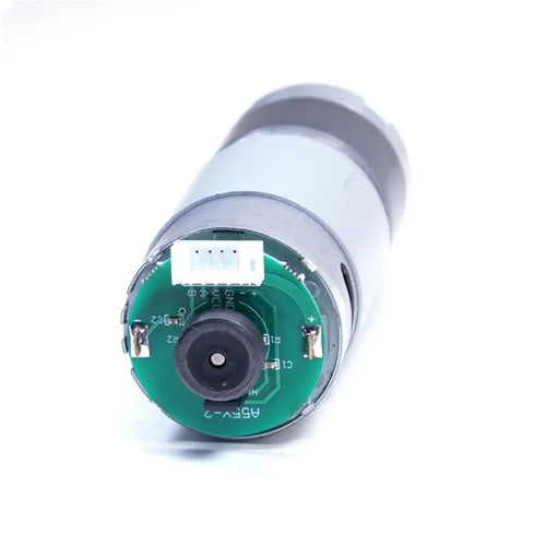 36mm 12V 170RPM Brushed DC Gear Motor w/ Encoder (1:51) 36mm 12V 170RPM ブラシ付き DCギアモータ (エンコーダ付き) (1:51)