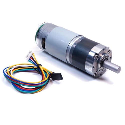 36mm 12V 170RPM Brushed DC Gear Motor w/ Encoder (1:51) 36mm 12V 170RPM ブラシ付き DCギアモータ (エンコーダ付き) (1:51)