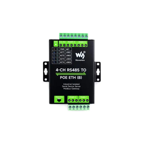 Waveshare 4チャンネル RS485~RJ45 イーサネットシリアルサーバ  (PoEイーサネットポート搭載) Waveshare 4チャンネル RS485~RJ45 イーサネットシリアルサーバ  (PoEイーサネットポート搭載)