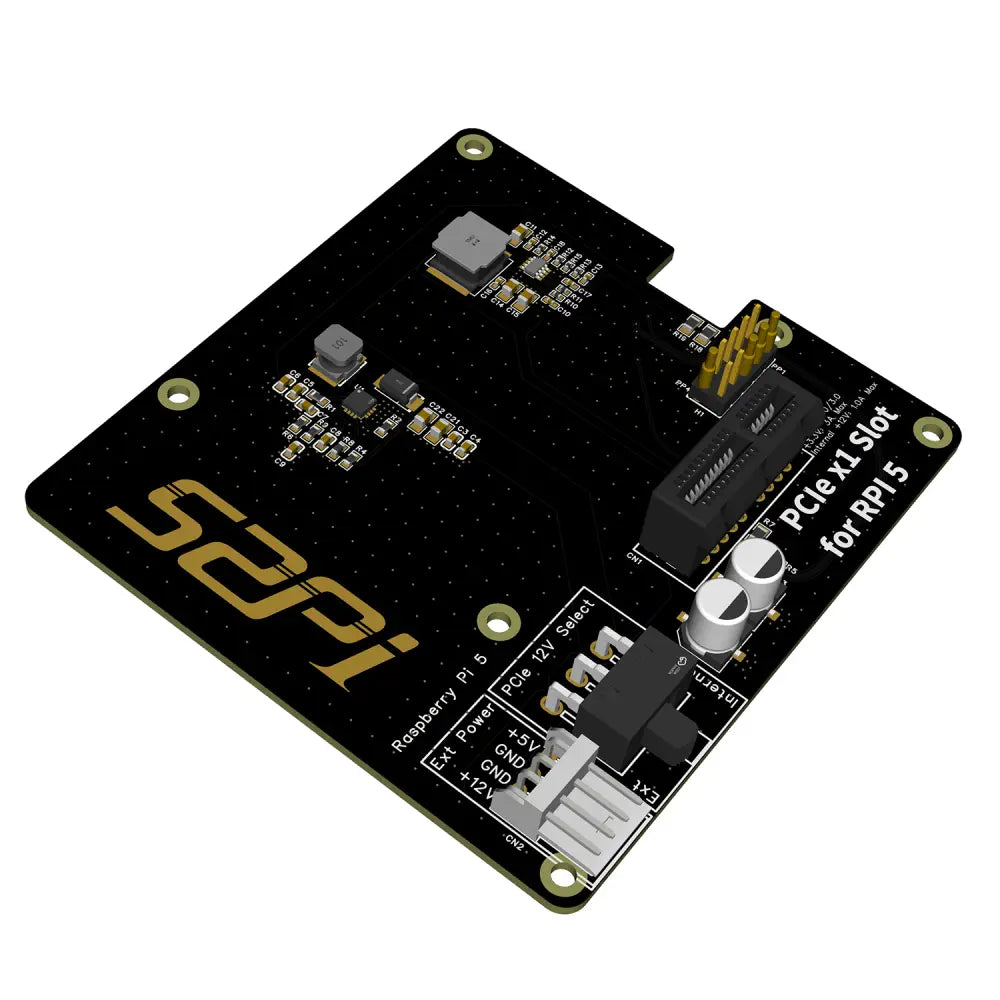 52Pi P02 PCIeスロット (Raspberry Pi 5 拡張アダプタボード用