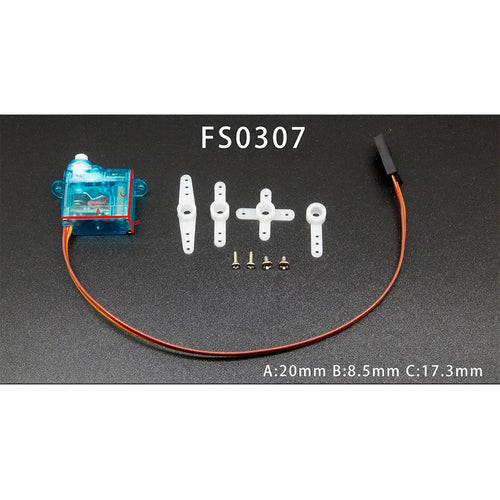 6V 0.6kg.cm FS0307 Analog Servo Motor 6V 0.6kg.cm FS0307 アナログサーボモータ