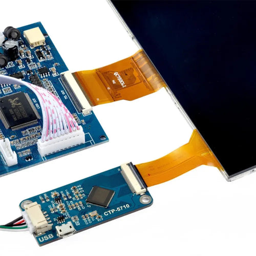 7 7" 1024x600 HDMI LCD タッチスクリーン DIY キット Raspberry Pi用