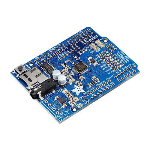 Adafruit Music Maker MP3 Shield for Arduino w/ 3W Stereo Amp v1.0 Adafruit Arduino用 Music Maker MP3シールド 3Wステレオアンプ付き v1.0