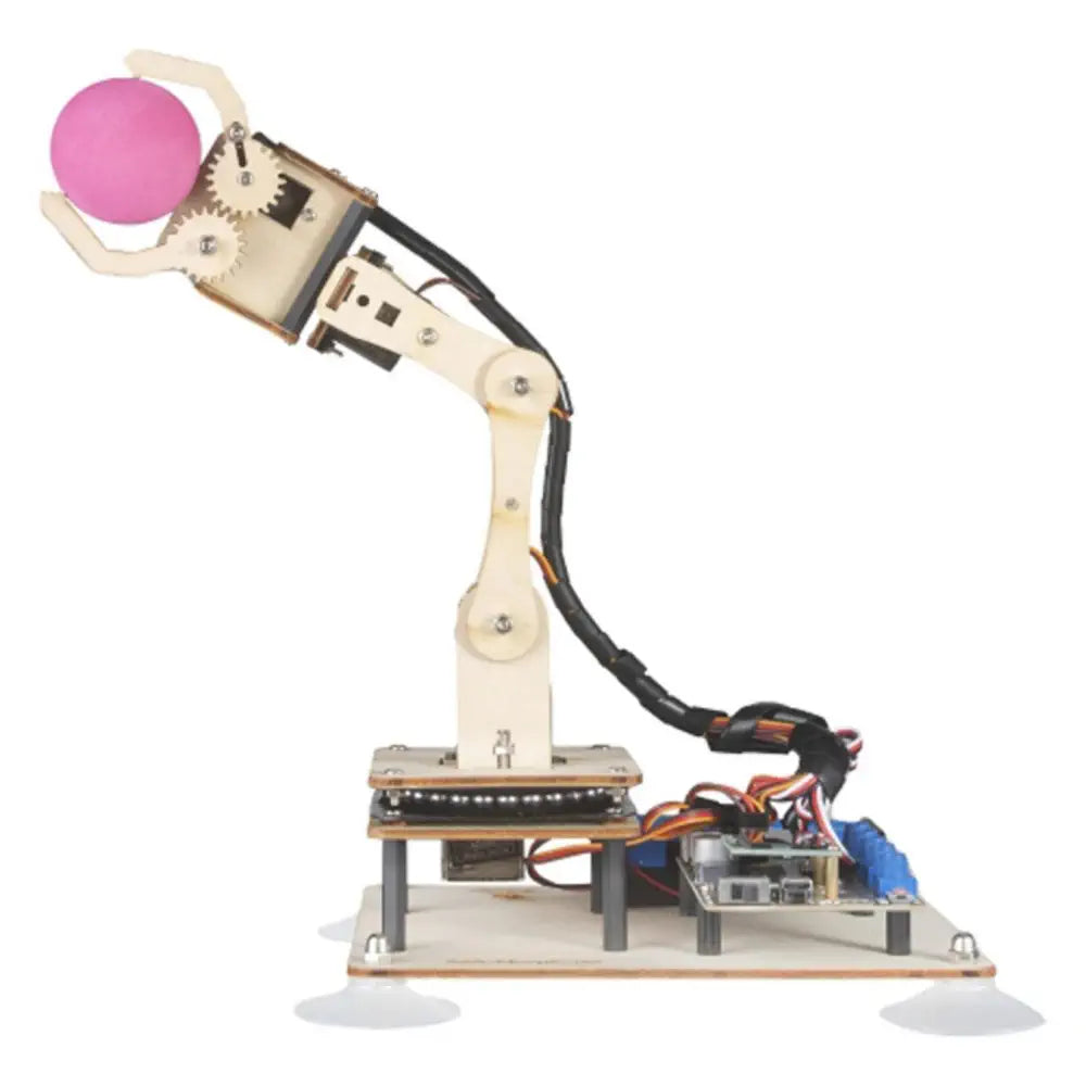 ロボット Adeept Robotic Arm Kit for Arduino Adeept 5-DOF Arduino互換プログラマブル木製ロボットアームキット