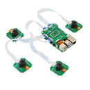 Arducam 1MP*4 Quadrascopic モノクロカメラセット