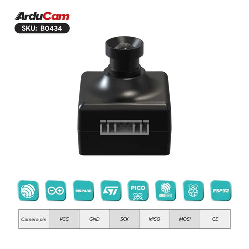 ArduCam Mega 3MP SPI カメラモジュール (M12レンズ付き) マイクロコントローラ用 ArduCam Mega 3MP SPI カメラモジュール (M12レンズ付き) マイクロコントローラ用