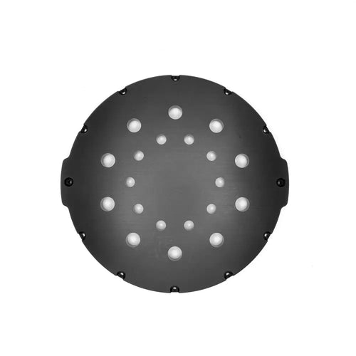 BlueRobotics 200 mm / 8-inch End Cap 10x M14, 10x M10 Holes - 1000m 防水エンクロージャエンドキャップ、ドーム、フランジキャップ - 200 mm (8") エンドキャップ - アルミニウム - 10 x M14、10 x M10 穴 - 1000 M