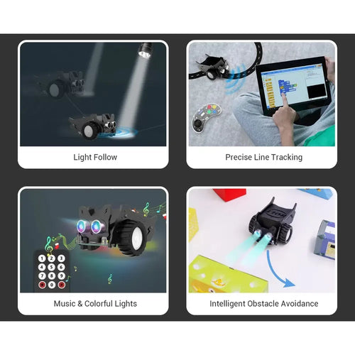CrowBot BOLT-Open Source Programmable Smart Robot Car Kit w/ Joystick CrowBot BOLT - オープンソースプログラマブル スマートロボットカー STEAMロボットキット (ジョイスティック付属)