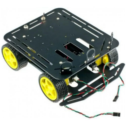 DFRobot 4WD Arduino-Compatible Platform w/Encoders DFRobot 4WD エンコーダ付Arduino互換プラットフォーム