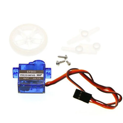 ElecFreaks EF90D 360 Digital Servo w/ Wheel & Tire ElecFreaks EF90D 360° デジタルサーボ(ホイール / タイヤ付き)