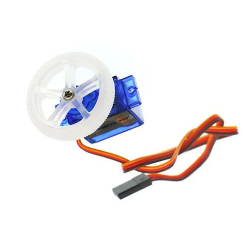 ElecFreaks EF90D 360 Digital Servo w/ Wheel & Tire ElecFreaks EF90D 360° デジタルサーボ(ホイール / タイヤ付き)
