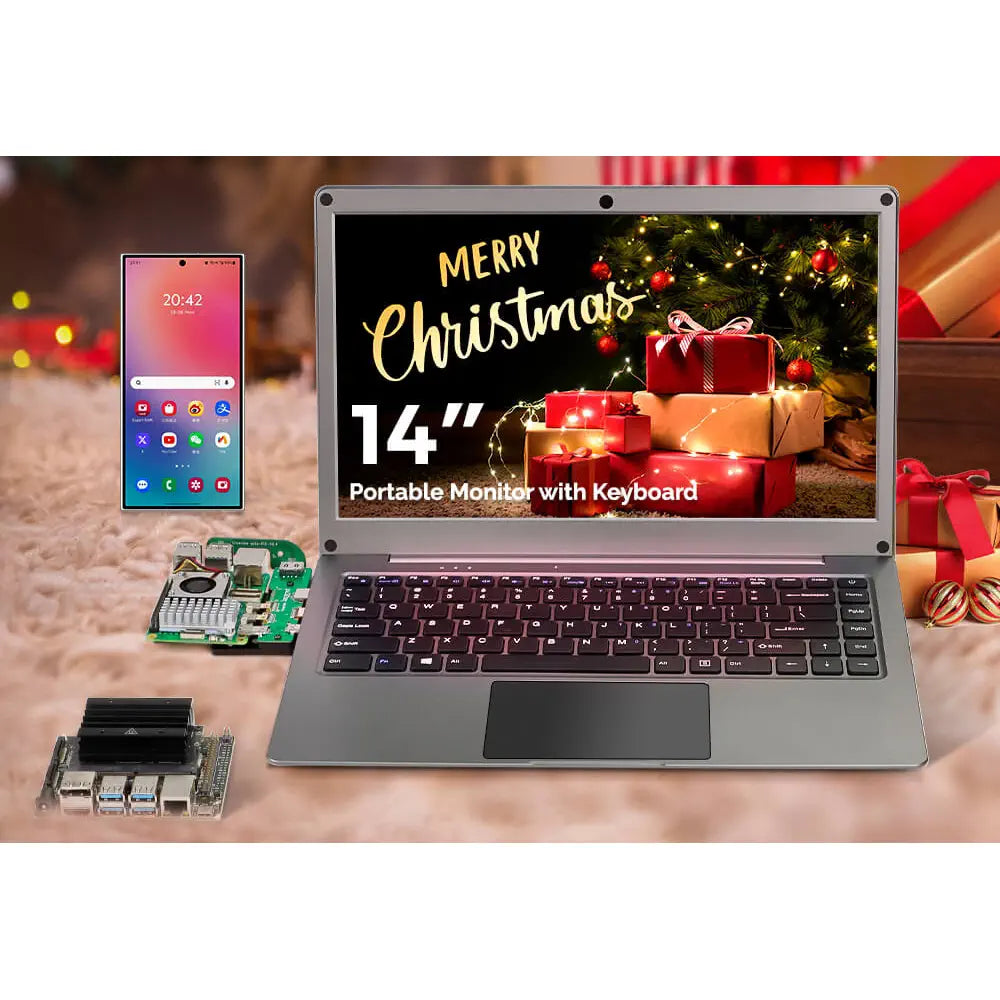 CrowView Note オールインワンポータブルモニタ (EN、Pi5ブリッジ、US