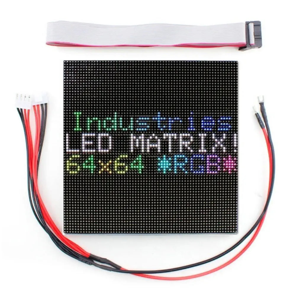 Elecrow 高解像度 64 × 64 RGB LEDマトリクスパネル 2.5mm間隔 - RobotShop Elecrow 高解像度 64 × 64 RGB LEDマトリクスパネル 2.5mm間隔 - RobotShop