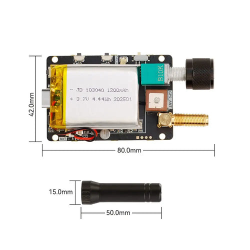 Elecrow ThinkNode M1 LoRa Meshtastic Transceiver 1.54 Elecrow ThinkNode M1 LoRa Meshtasticトランシーバ (1.54インチ EPDディスプレイ GPS機能付き nRF52840、ケースなし、915MHz)