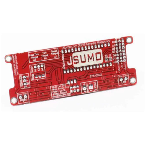 JSumo Genesis Arduino Robot Controller (w/ Arduino Nano) JSumo Genesis Arduino ロボットコントローラ(Arduino Nano付)