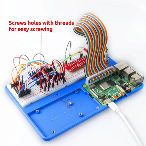 Holder Breadboard Kit w/ 830 points for Raspberry Pi & Arduino Uno R3, Mega 2560 Raspberry Pi/Arduino Uno R3/Mega 2560用 830ポイントホルダブレッドボードキット