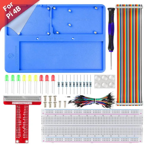 Holder Breadboard Kit w/ 830 points for Raspberry Pi & Arduino Uno R3, Mega 2560 Raspberry Pi/Arduino Uno R3/Mega 2560用 830ポイントホルダブレッドボードキット