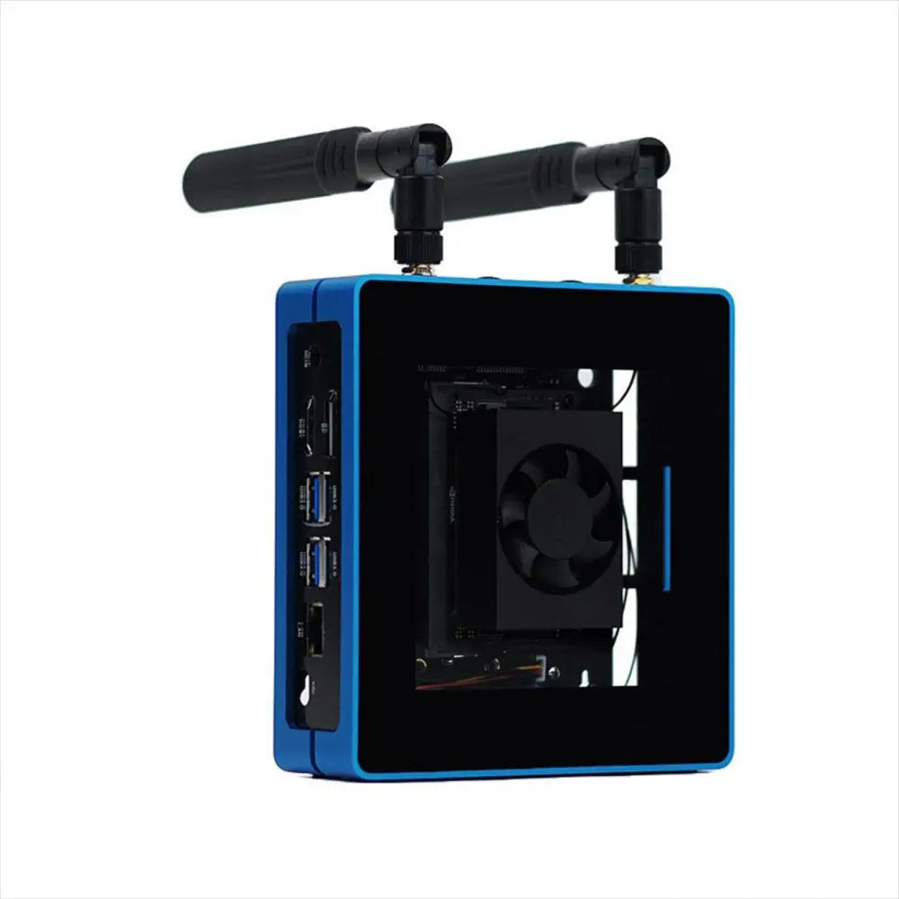 Jetson SUB ミニPC-ブルー（Jetson Xavier NXモジュール搭載） - RobotShop