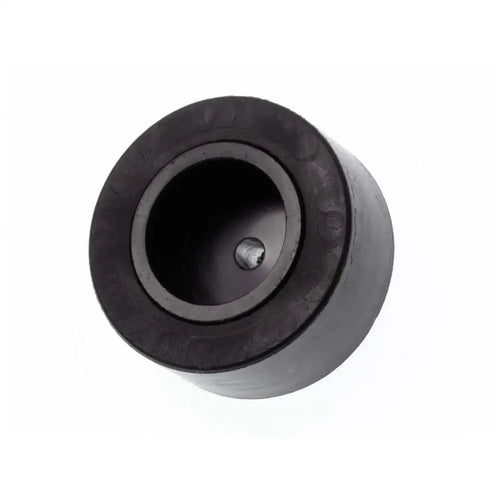 Large Rubber Wheel w/ Hub 28mm Diameter 2mm Shaft Hole Black 大型ラバーホイール アルミハブ付き 直径 28mm シャフト穴 2mm 黒