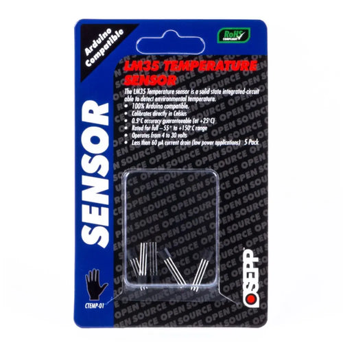 LM35 Temperature Sensor (5pk) LM35温度センサ(5個入り)