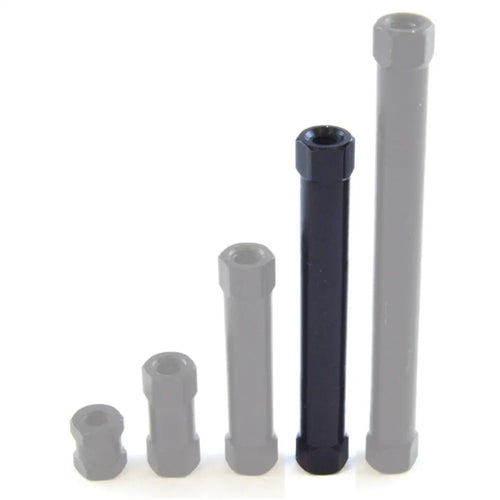 Lynxmotion Hex Standoffs (F/F) - 1-1/2-Inch x 5mm 4-40 Tapped (10pk) Lynxmotionアルミ製六角スタンドオフ(F / F) -  1-1 / 2インチx 5mm 4-40タップ(10個入り)