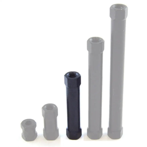 Lynxmotion Hex Standoffs (F/F) - 1-Inch x 5mm 4-40 Tapped (10pk) Lynxmotionアルミ製六角スタンドオフ(F / F) -  1インチx 5mm 4-40タップ(10個入り)