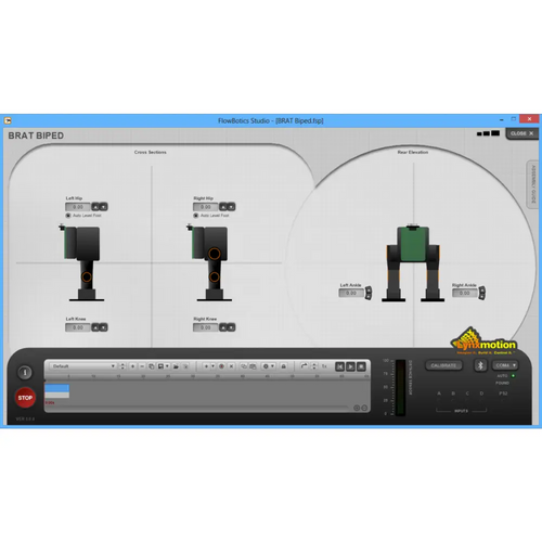 Lynxmotion 二足歩行BRAT(FlowBotics Studio)BRATCF Lynxmotion 二足歩行BRAT(FlowBotics Studio)BRATCF