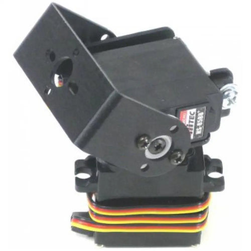 Lynxmotion Micro Pan and Tilt Kit with Servos  (Black) Lynxmotion マイクロパン & チルトキット サーボ付き (黒)