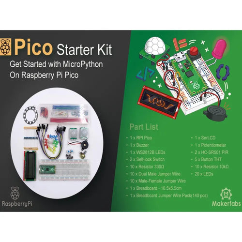 Pico Starter Kit for Raspberry Pi Raspberry Pi用 Picoスターターキット