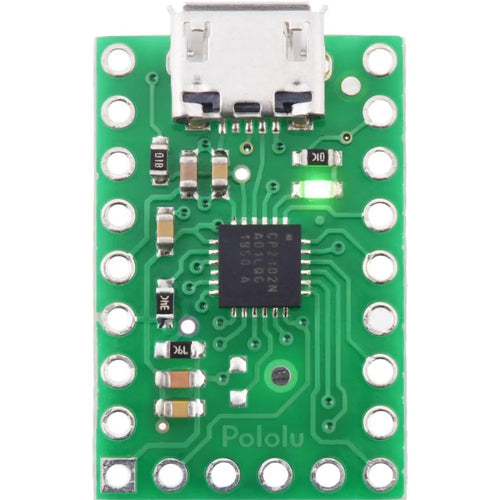 Pololu CP2102N USB-to-Serial Adapter Carrier Pololu CP2102N USB-シリアル アダプタキャリア
