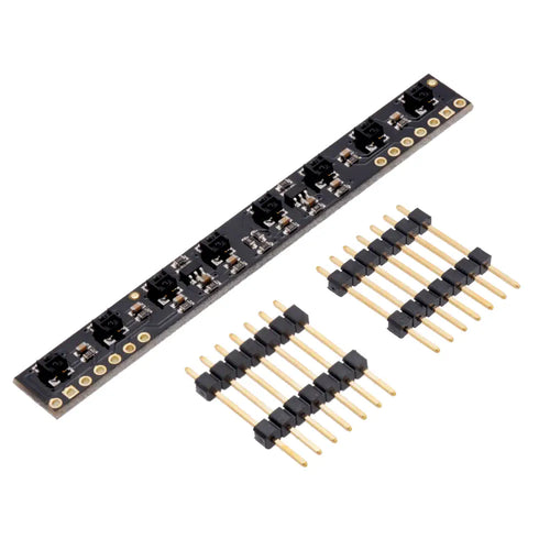 Pololu 8チャンネル QTRXセンサアレイ (Romi/TI-RSLK MAX 用、未はんだ付け) Pololu 8チャンネル QTRXセンサアレイ (Romi/TI-RSLK MAX 用、未はんだ付け)
