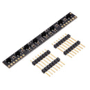 Pololu 8チャンネル QTRXセンサアレイ (Romi/TI-RSLK MAX 用、未はんだ付け)
