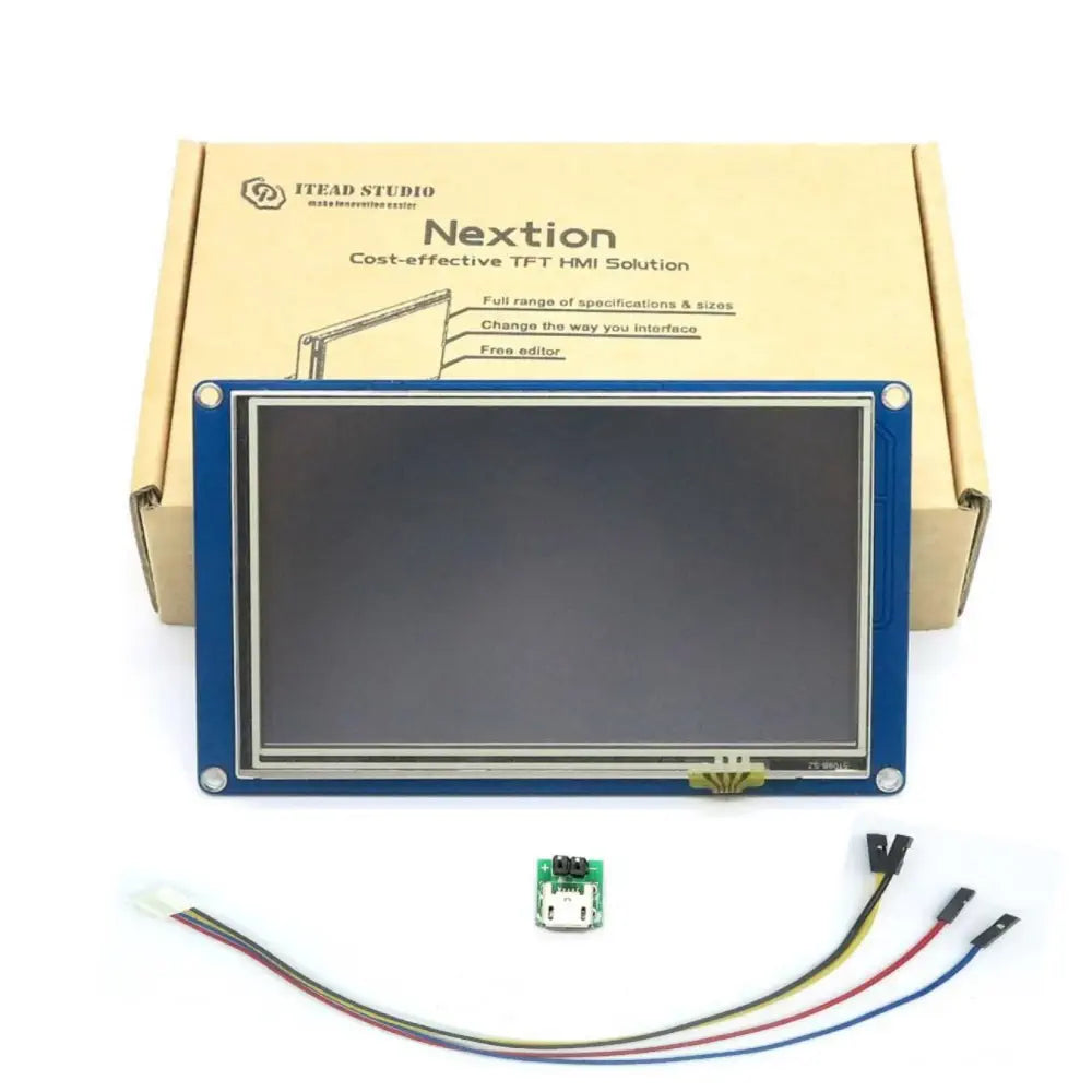 5インチNextion NX8048T050 HMI LCDタッチディスプレイ - RobotShop
