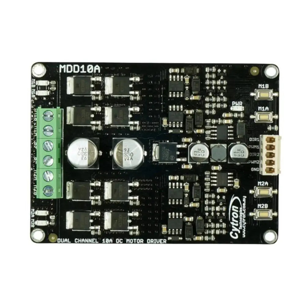 Cytron 10A 5～30V デュアルチャンネル DCモータドライバ - RobotShop