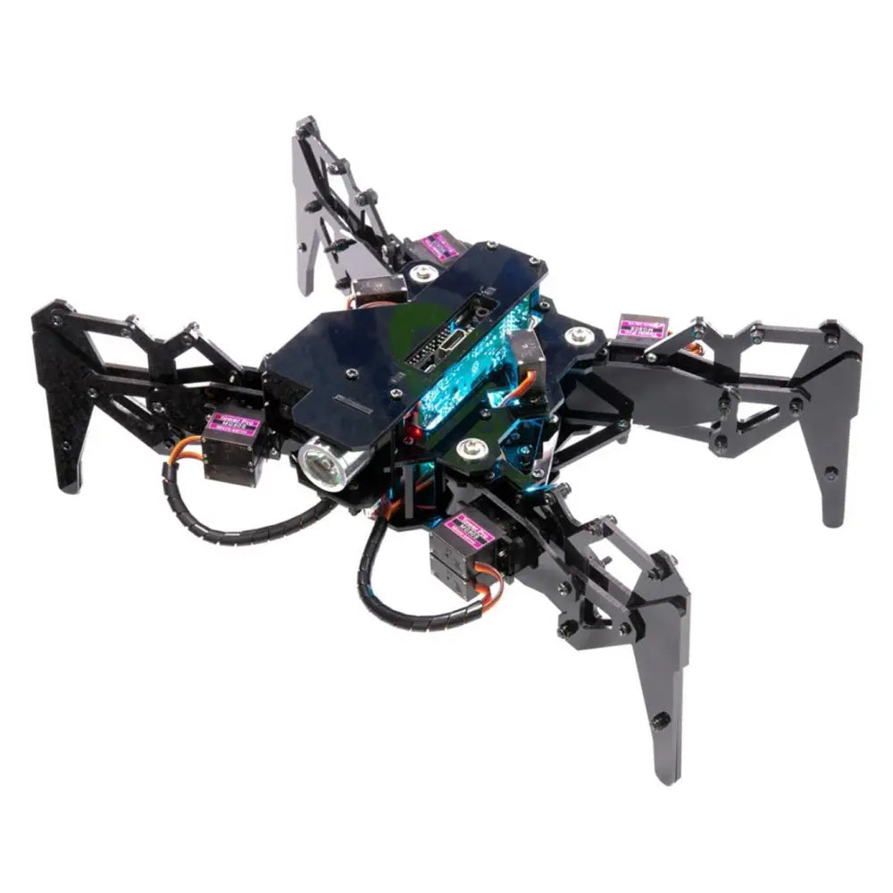 蜘蛛型ロボットキット＋RaspberryPi4 ModelBセット Amazon | ［4M］ スパイダーロボット ロボット工学 おもちゃ 自由研究