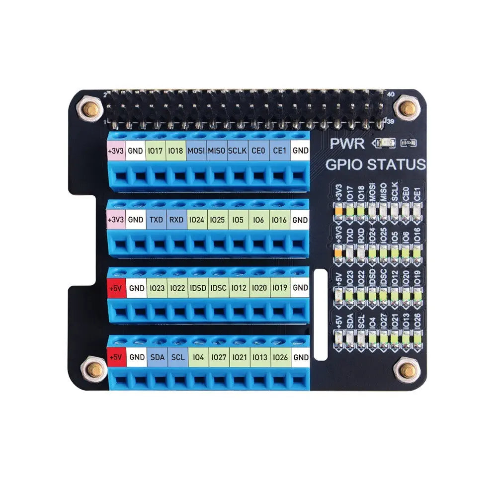 その他 piyopiyo 52Pi GPIO ネジ端子HAT (Raspberry Pi用) - RobotShop