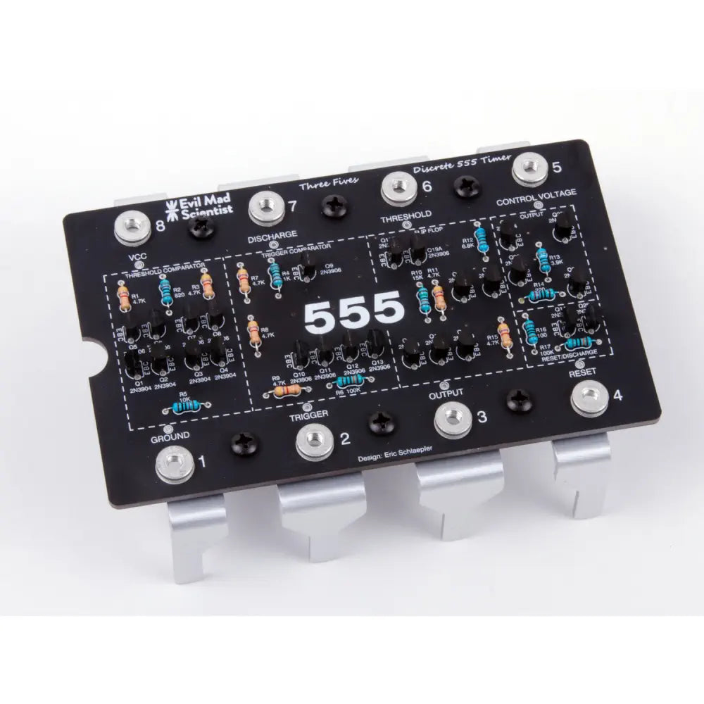 Evil Mad Scientist The Three Fives 555 タイマー 自作キット - RobotShop