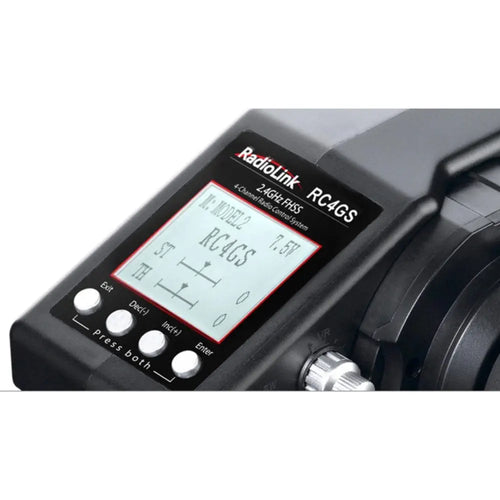 RadioLink RC4GS V3 2.4GHz 4CH Transmitter w/ R6FG Receiver RadioLink RC4GS V3 2.4GHz 4CHトランスミッタ(R6FGレシーバ付き)