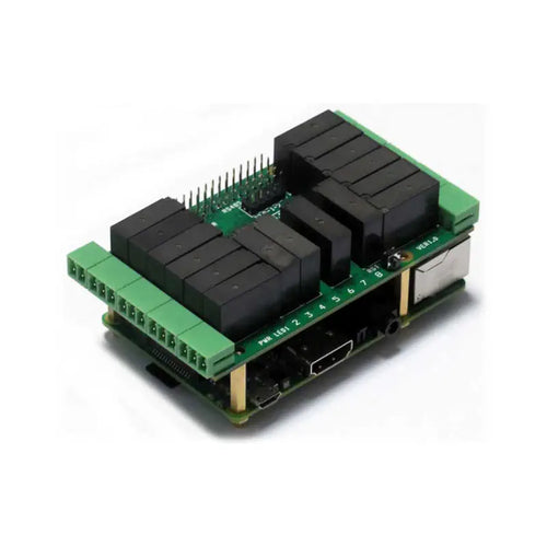 Sequent Microsystems 16 Relays 2A/24V 8-Layer Stackable HAT for Raspberry Pi Sequent Microsystems 16リレー 2A / 24V Raspberry Pi用 8層スタッカブルHAT