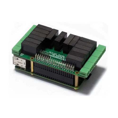Sequent Microsystems 16 Relays 2A/24V 8-Layer Stackable HAT for Raspberry Pi Sequent Microsystems 16リレー 2A / 24V Raspberry Pi用 8層スタッカブルHAT