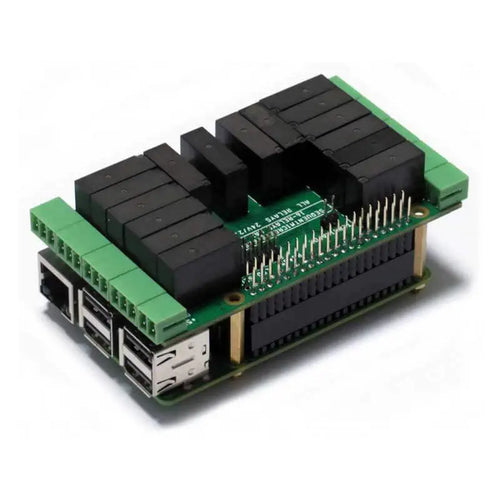 Sequent Microsystems 16 Relays 2A/24V 8-Layer Stackable HAT for Raspberry Pi Sequent Microsystems 16リレー 2A / 24V Raspberry Pi用 8層スタッカブルHAT