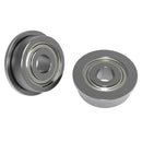 ServoCity 1/8" ID フランジ付きボールベアリング (外径 3/8"、厚さ 9/64") - 2 パック