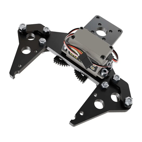 ServoCity Servo-Driven Parallel Gripper Kit (Servo Included) ServoCity サーボ駆動パラレルグリッパキット (サーボ付属)