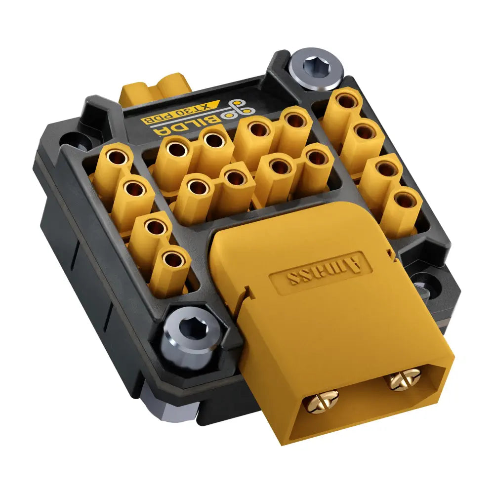 ServoCity XT30 分電ボード (入力 XT90、出力 8 x XT30) - RobotShop