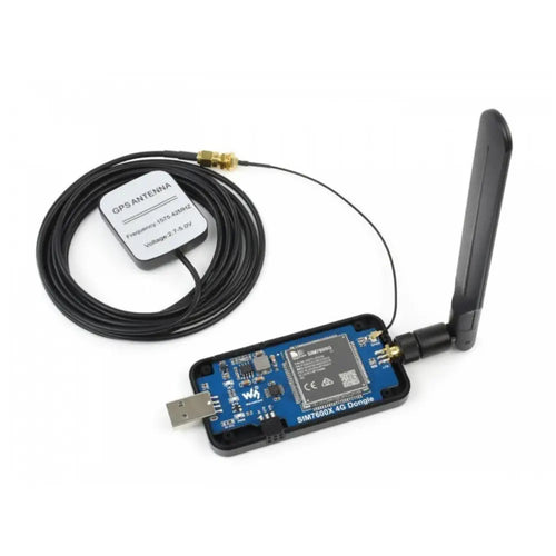 SIM7600G-H 4G DONGLE, GNSS Positioning, Global Band Support SIM7600G-H 4Gドングル GNSS測位 グローバルバンド対応
