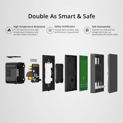 SONOFF SwitchMan Smart Wall Switch (M5-2C-86W) SONOFF SwitchMan 壁スマートスイッチ (M5-2C-86W)
