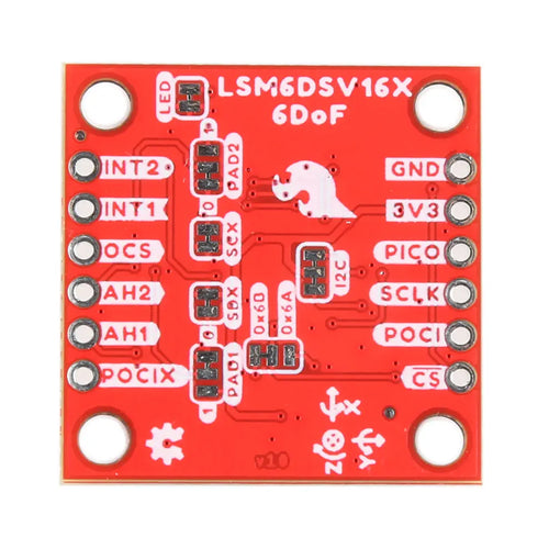 SparkFun 6DoF IMU Breakout - LSM6DSV16X (Qwiic) SparkFun 6DoF IMU ブレイクアウト - LSM6DSV16X (Qwiic)